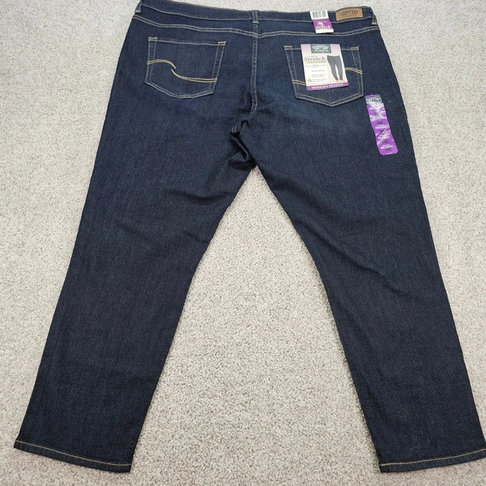 New Signature by Levi Strauss & Co Modern Skinny Jeans Dark Wash Womens Size 24S